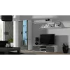 Cama komplektas of two shelves 125cm SOHO baltas matinis