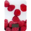 Beurer KS19 Berry Red, White Rectangle Electronic kitchen scale