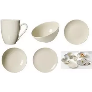 Dinner plate ritzenhoff & breker Cecina Creme 260 mm stoneware dishwasher-safe