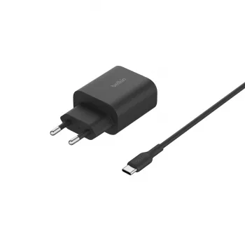 Belkin BoostCharge ausinių įkroviklis belaidis greitasis įkrovimas USB Type-C juodas