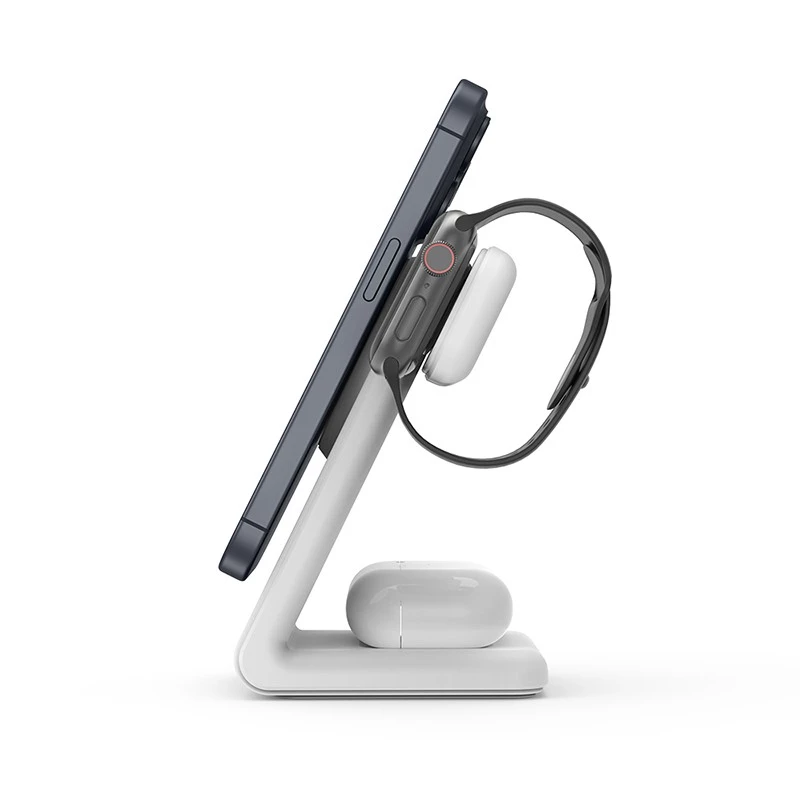 Belaidis įkroviklis 3v1 MagSafe, skirtas iPhone, Apple Watch ir AirPods Crong
