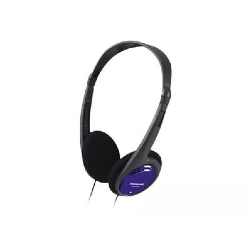 Panasonic RP-HT010E-A juodos/mėlynos ausinės 1,2 m laidas itin lengvos