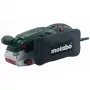Metabo BAE 75. šlifavimo mašinos tipas: juostinis šlifuoklis, dulkių talpyklos tipas: vakuuminiai maišeliai. Galia: 1010 W. svoris: 4,7 kg, šlifavimo plokštės dydis (PxG): 75 x 533 mm, užveržimo sistema