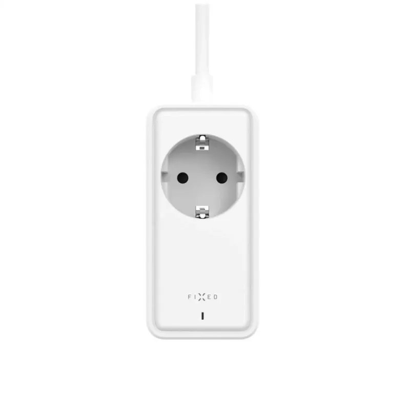 Maitinimo prailginimo adapteris FIXED FIXCS65-1.5-WH su 2× USB-C PD 65W ir 2× USB-A prievadais