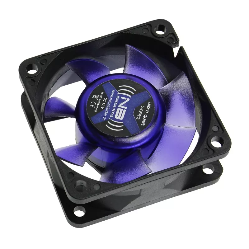NOISEBLOCKER JuodaSilentFan XR2 60mm korpuso ventiliatorius