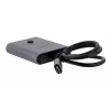 USB-C šakotuvas Unitek D1078A — USB-C dokinimo stotis, 2x USB-C įvestis, 1x USB-C išvestis, 100 W PD, 4K palaikymas, 3840×2160 maks., pilka