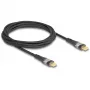 Delock 80764 USB laidas, juodas