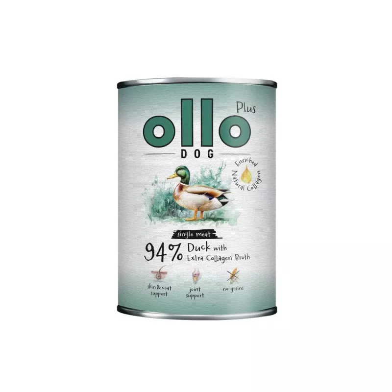 Ollo Plus Kolagen antienos 400g šunų ėdalo skardinė