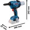 Bosch 0 601 9K5 001 kniedijimo įrankis, juoda, žalia, 3,2, 4, 4,8, 5,0, 5,6 mm, 16000 kN