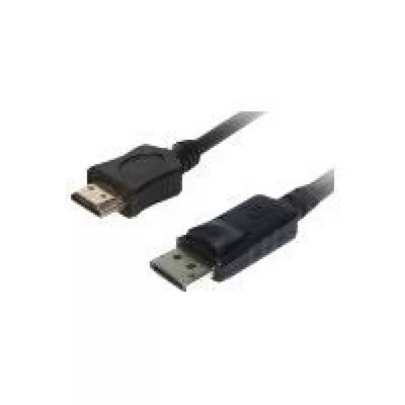 Vaizdo kabelio adapteris Helos 118881 10 m DisplayPort HDMI juodas