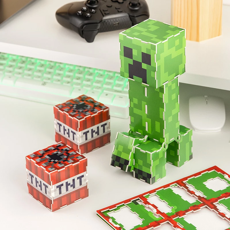 Konstravimo rinkinys Paladone Minecraft Creeper – surenkama Creeper figūrėlė