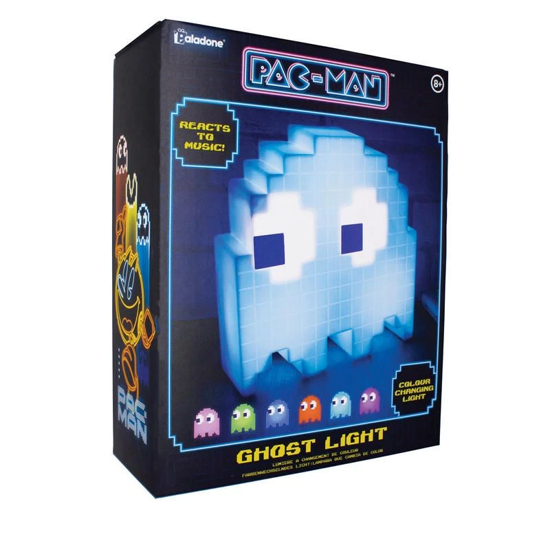 Stalinis LED šviestuvas Paladone Ghost Light PP4336PMV3 Pac-Man dizaino