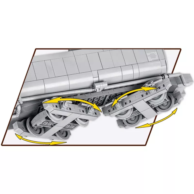 Statybiniai blokeliai COBI Kriegslokomotive Baureihe 52 2476 vnt.