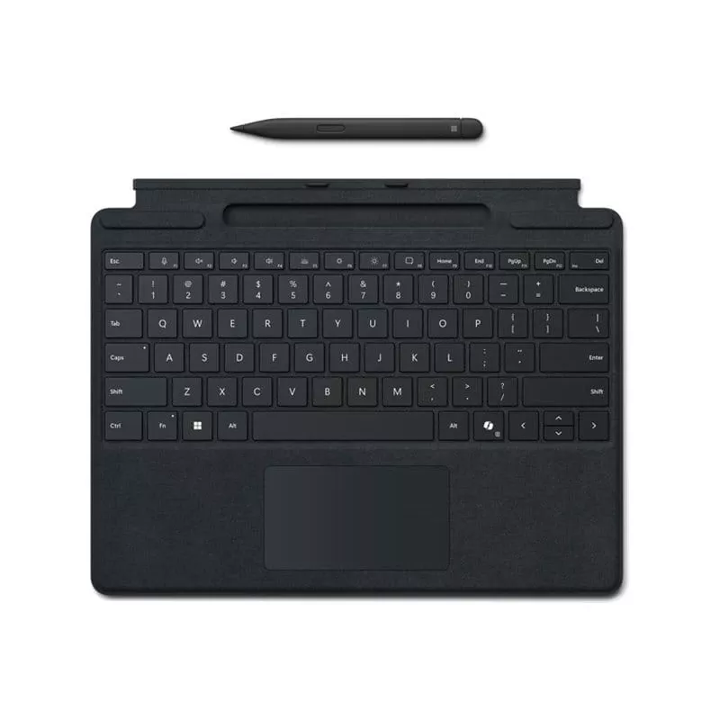 Microsoft Surface Pro klaviatūra su „plonas Pen“ QWERTY anglų k. juoda