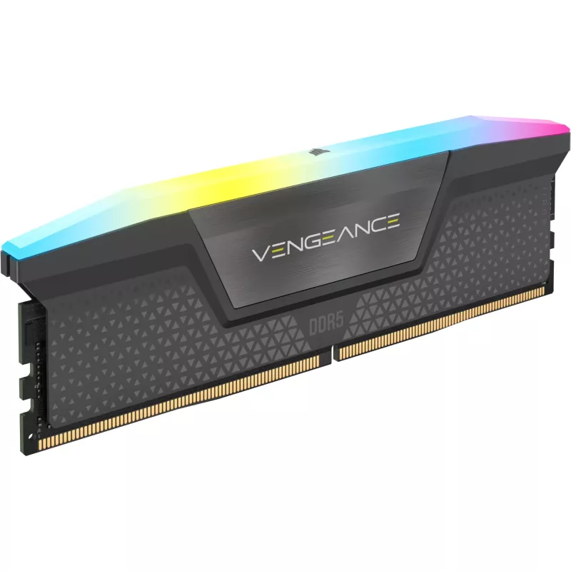 DIMM 64 GB DDR5-6000 (4x 16 GB) Quad-Kit, atmintinė juoda, CMH64GX5M4B6000C36, Vengeance RGB, INTEL XMP