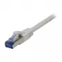 komutacinis kabelis RJ45 - CAT6A 500MHz - 0,25m - baltas - S-STP(S/FTP) - AWG26 - LSZH - Synergy 21