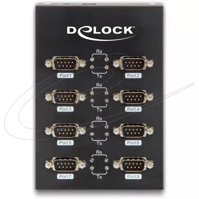DeLock USB2.0 į 8 x nuoseklųjį adapterį - nuoseklusis adapteris - USB2.0 - RS-232 - 8 prievadai (61860)
