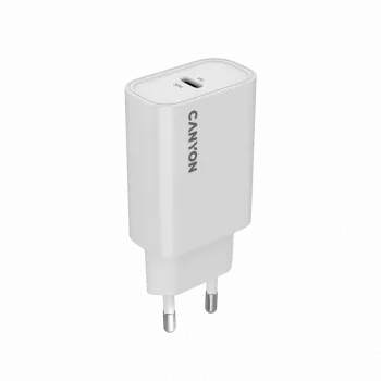 CANYON įkroviklis OnCharge 30CL Max Power 30W 1xPD EU baltas