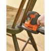 Portable sander Juoda & Decker KA2500K-QS, 120 W, 2 mm orbit, 135×95 mm sheet, 230 V, 2 m kabelis