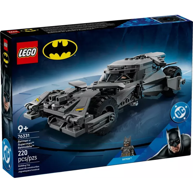 LEGO BATMAN 76331 Betmeno prieš Supermeną Betmobilis