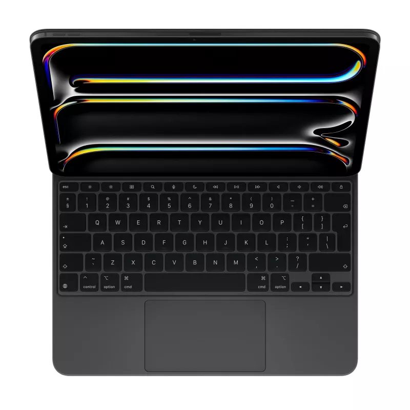 Apple Magic klaviatūra iPad Pro 13 colių (M4) – tarptautinė anglų k. – juoda