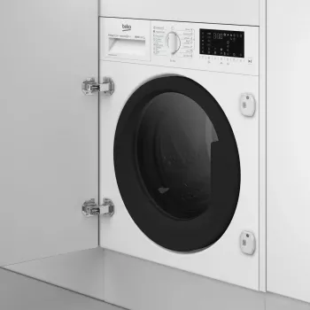 Skalbyklė-džiovyklė BEKO B5DBT68547W įmontuojama, 8 kg skalbimas / 5 kg džiovinimas, 1400 aps./min.