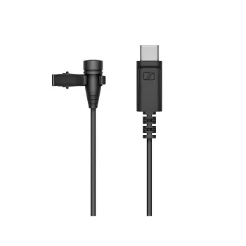 Pritvirtinamas mikrofonas Sennheiser XS LAV USB-C, įvairiakryptis kondensatorinis, USB-C laidinis, 2 m laidas, 16 bitų, 70–18 kHz