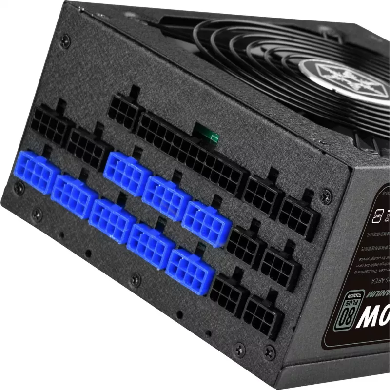 Sidabrinėstone SST-ST1500-TI v1.1 maitinimo blokas 80 PLUS Titanium, modulinis - 1500 W (SST-ST1500-TI v1.1)