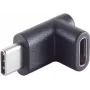 Adapter ShiverPeaks 13-40002 USB 3.1 Type C kištukas į lizdą 90° kampinė jungtis