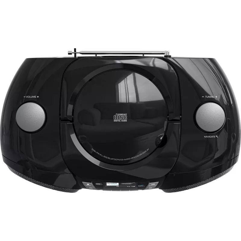 Nešiojamasis DAB+ CD/MP3/USB/SD Bluetooth grotuvas SENCOR SPT 6510DB — DAB+, Bluetooth 5.3, 16 W RMS, CD/USB/SD, 2.4 colio LCD