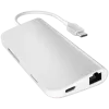 Satechi USB-C daugiafunkcis adapteris 8K su Ethernet V3, pilkos kosmoso spalvos (ST-P8KEM)