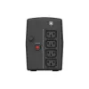 Infosec INF_661123 atsarginis maitinimo šaltinis UPS X1+ 700 IEC, 700VA, 360W, 4× C13