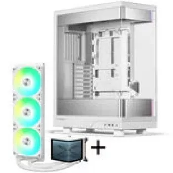 PHANTEKS Evolv X2 + TRYX PANORAMA ARGB pilnas skysčio aušinimas – balta, 360 mm