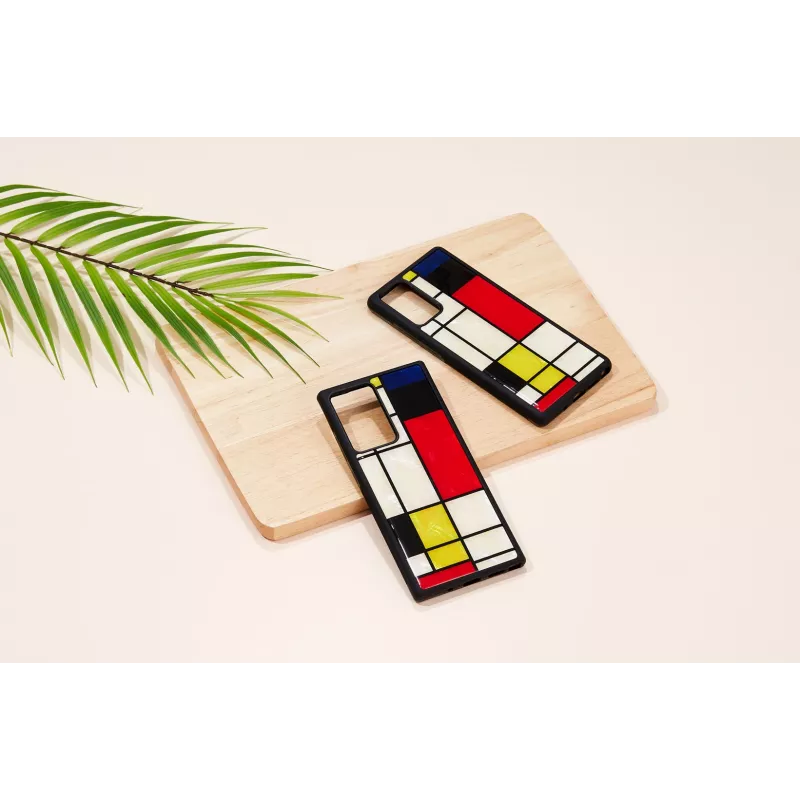 Apsauginis dėklas iKins Samsung Galaxy Note 20 Ultra – Mondrian Juoda