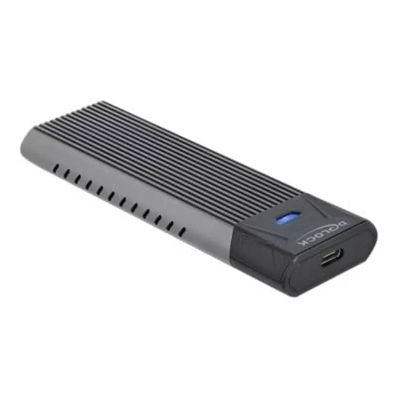 SSD korpusas DeLOCK 42638 saugojimo įrenginio korpusas juodas pilkas M.2