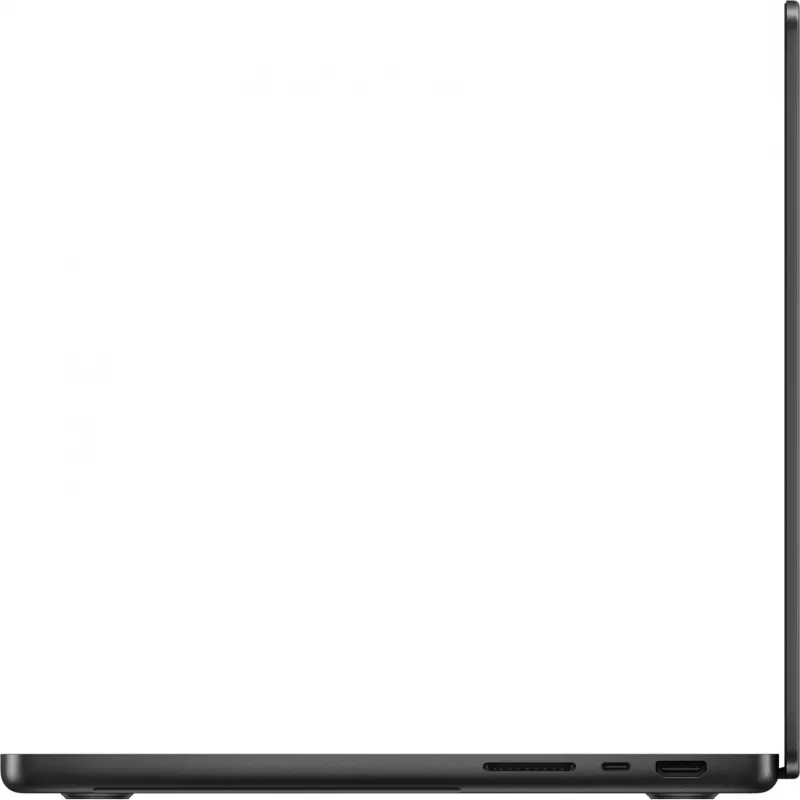 Apple MacBook Pro Space Black MDE34D/A - 35,6 cm (14''), M5 10 branduolių procesorius, 10 branduolių GPU, 24 GB RAM, 1 TB SSD / be maitinimo šaltinio