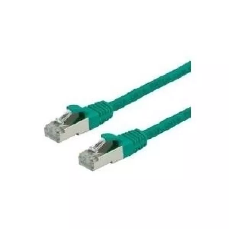 VALUE S/FTP-(PiMF-) komutacinis kabelis Cat.6, LSOH, žalias, 1 m (21.99.1233)