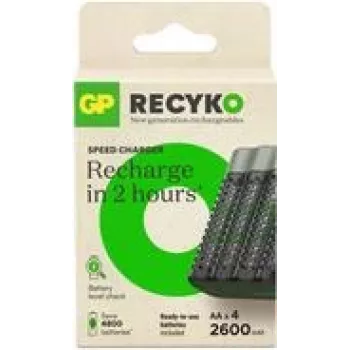 Baterijų įkroviklis GP M452, skirtas NiMH AA/AAA įkraunamoms baterijoms, modelis GPRCKCHM452U433