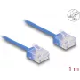 Tinklo kabelis DeLOCK RJ45 Cat.6 UTP 1m mėlynas
