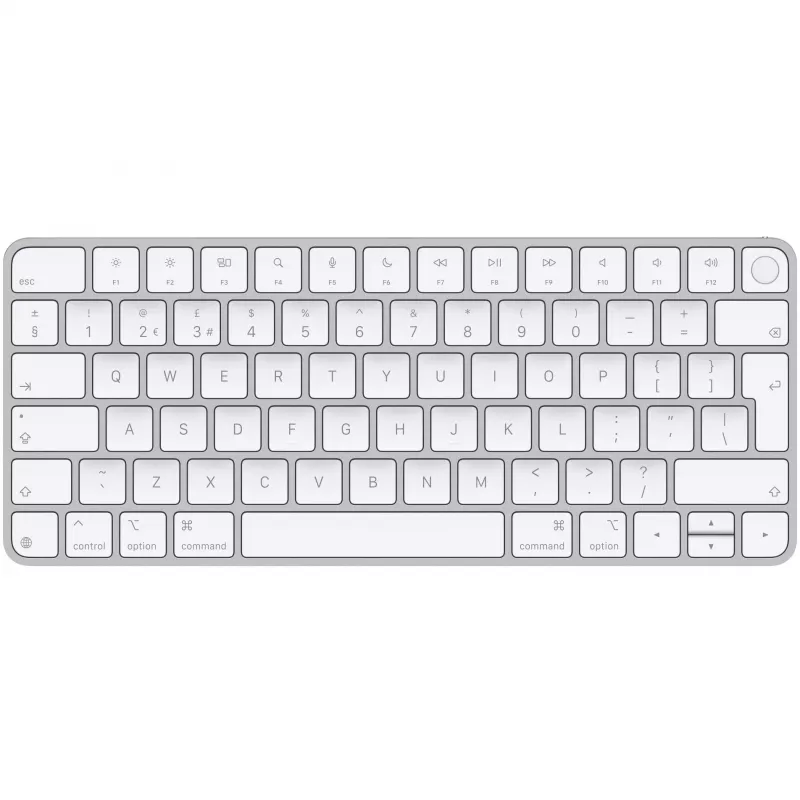 Apple Magic klaviatūra su Touch ID MXCK3B/A, sidabrinė balta, USB-C, QWERTY