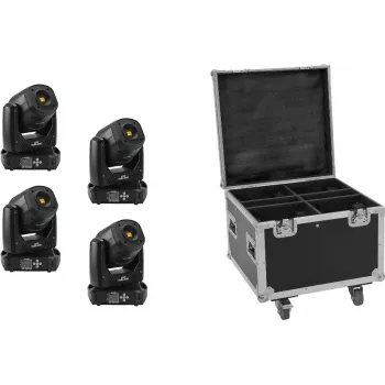 LED rinkinys EUROLITE TMH-S90 4x su transportavimo dėklu — EUROLITE TMH-S90 4 vnt.