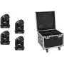LED rinkinys EUROLITE TMH-S90 4x su transportavimo dėklu — EUROLITE TMH-S90 4 vnt.