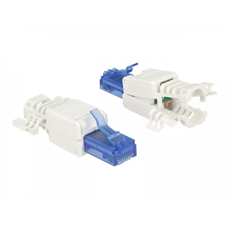 Laido jungtis RJ-45 DeLOCK 86417 mėlyna balta