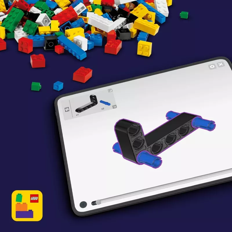 LEGO Technic Žemė ir Mėnulis Orbitėje Kosminiai Žaidimai Vaikams Nuo 10 Metų Saulės Sistemos Konstruktorius su Planetomis