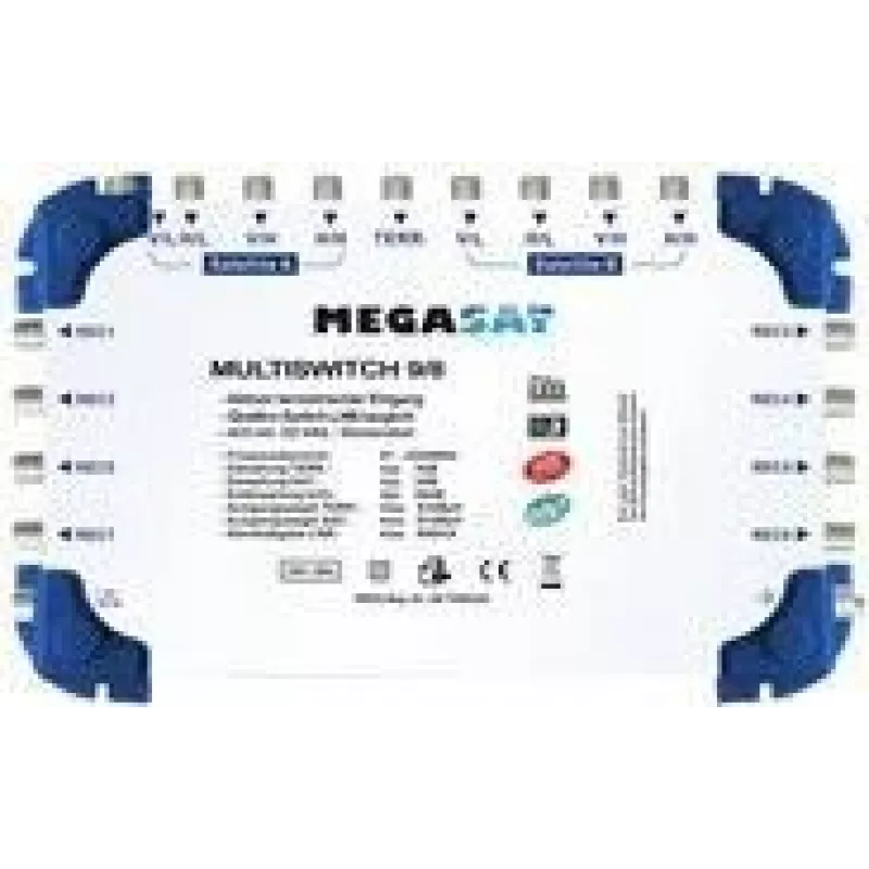Palydovinis multiswitch Megasat 0600151 9 įėjimai 8 išėjimai