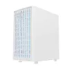 PC korpusas MODECOM BREEZE ARGB Flow MIDI juodas — ATX, 3x140mm priekyje + 1x140mm gale, grūdintas stiklas, USB-C