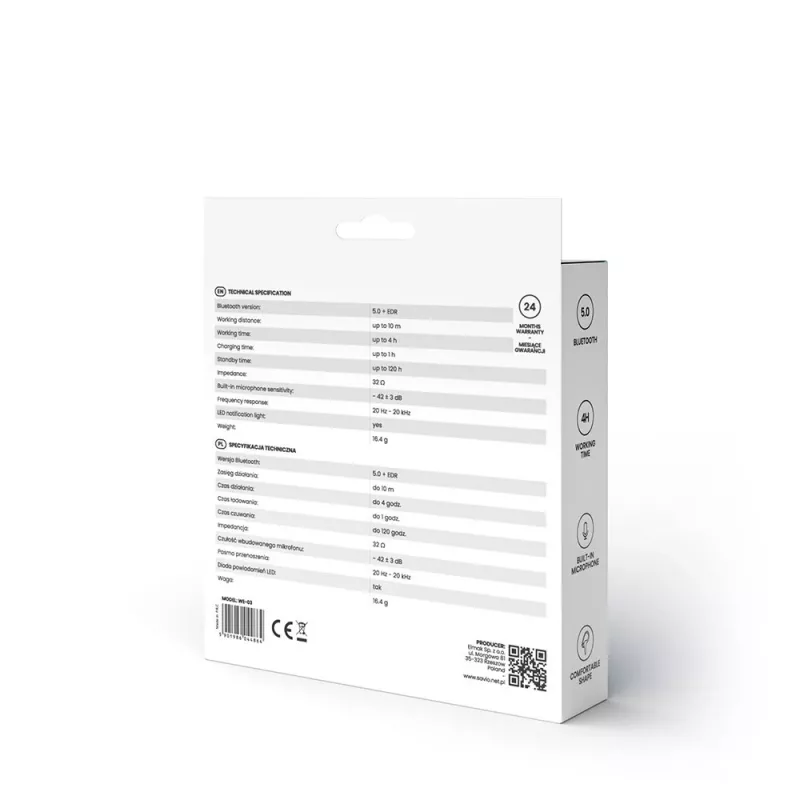 Savio WE-03 belaidės Bluetooth ausinės
