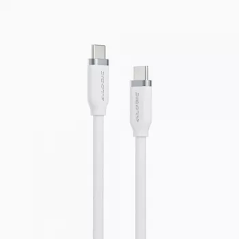 Alogic Elements Silicone 5A/240W Tie USB-C į C Kištukas Baltas 2M (ELSI5U2CCWH2)