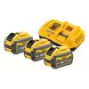 Baterijos ir įkroviklio rinkinys DeWalt DCB118X3 — Li‑Ion 9 Ah baterija su įkrovikliu