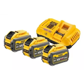 Baterijos ir įkroviklio rinkinys DeWalt DCB118X3 — Li‑Ion 9 Ah baterija su įkrovikliu
